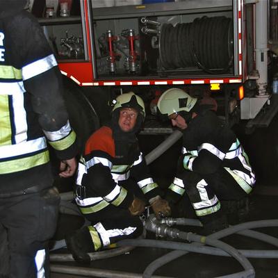 Woningbrand 4 Juni 2012 (1 januari 2012) — foto 52 door Paul Van Der Rasieren, vrijwillig brandweerman Oudenaarde