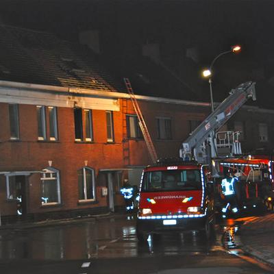 Woningbrand 4 Juni 2012 (1 januari 2012) — foto 85 door Paul Van Der Rasieren, vrijwillig brandweerman Oudenaarde